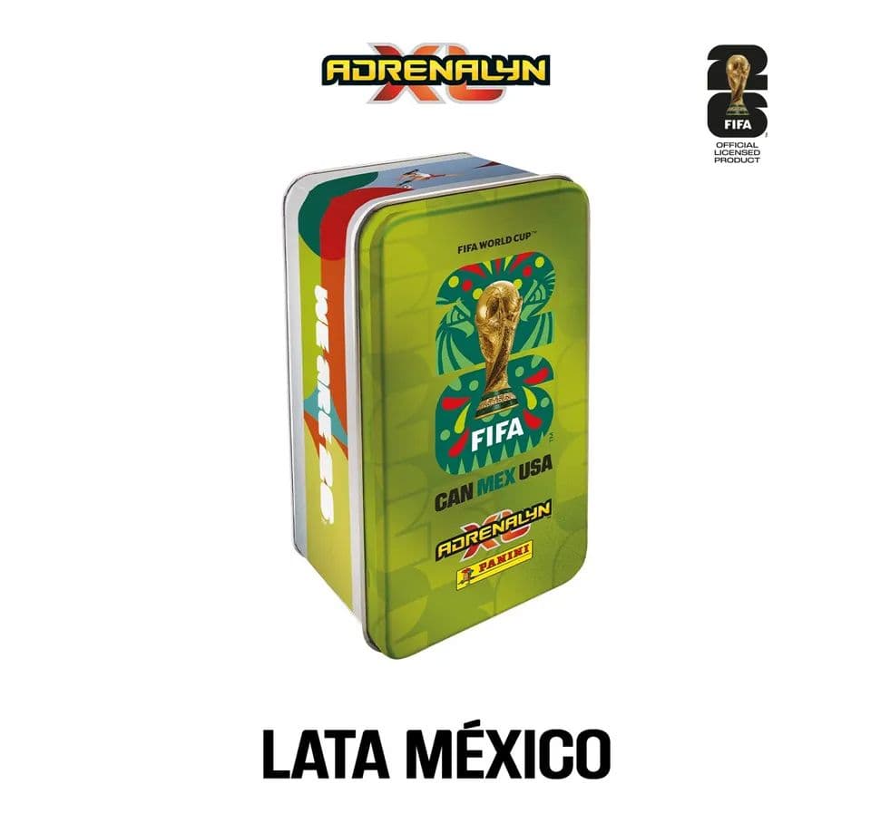 Lata para guardar Cards da Copa do Mundo 2026 oficial Panini Copa do Mundo 2026 — comprar com nota fiscal