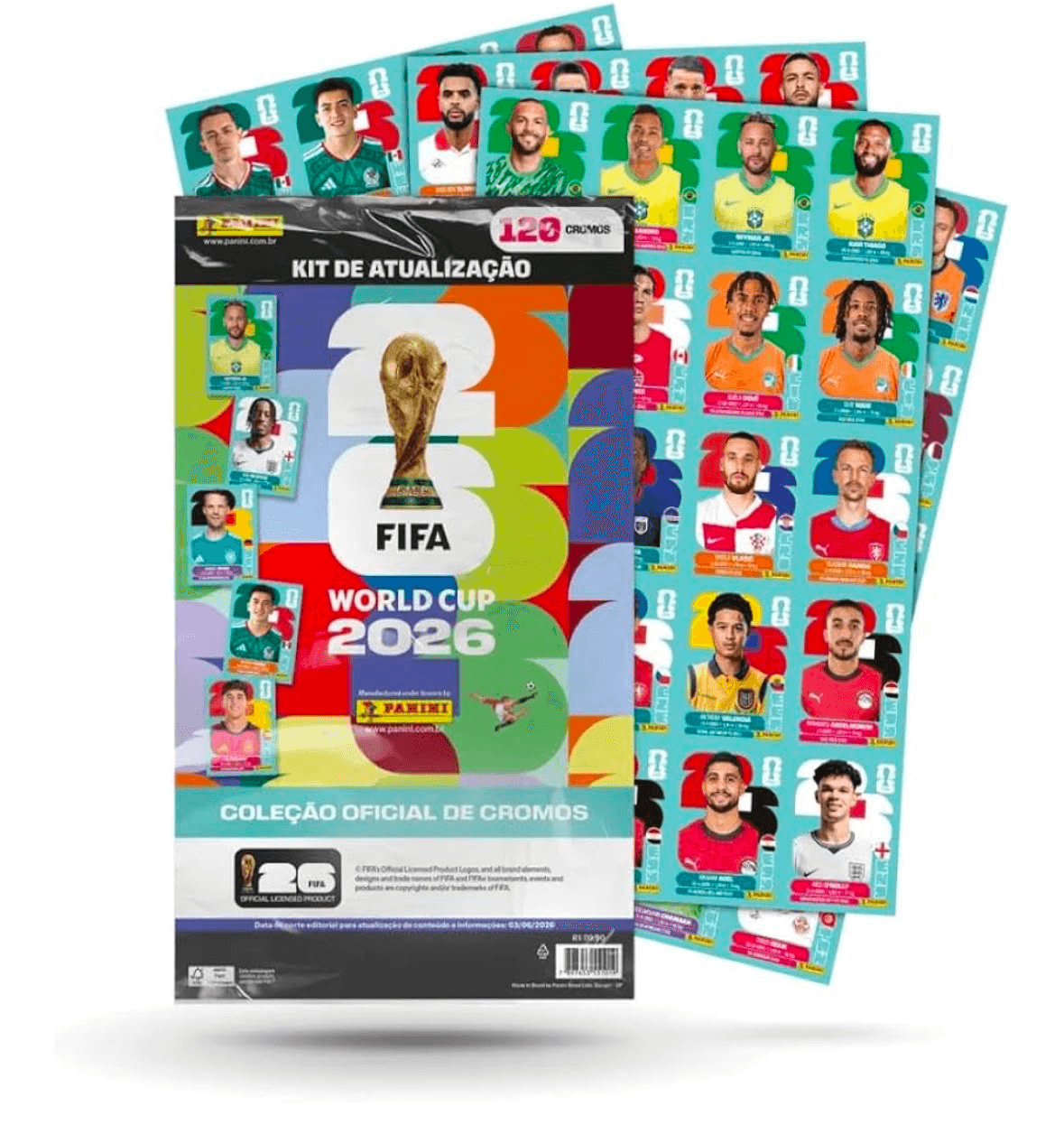 Kit de Atualização Copa do Mundo 2026 Panini original Copa do Mundo 2026 — comprar com nota fiscal